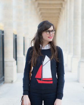 Le pull bateau Bizzbee - Daphné Moreau