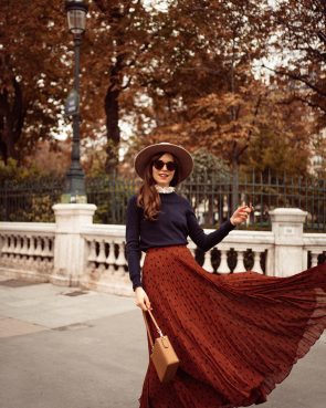 Comment je porte la jupe longue en automne-hiver - Daphné Moreau