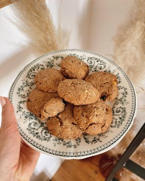 Ma recette de cookies healthy aux fruits secs (sans lactose – option sans gluten) - Daphné Moreau